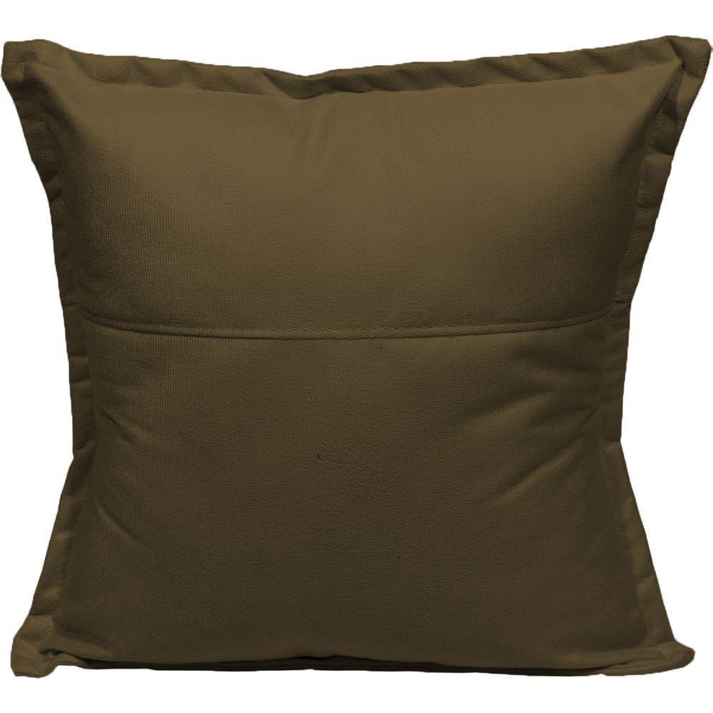 Kit 2 Almofadas Decorativa Cheia Fofinha Para Sofá Cadeira Poltrona 42 Cm Suede - 2