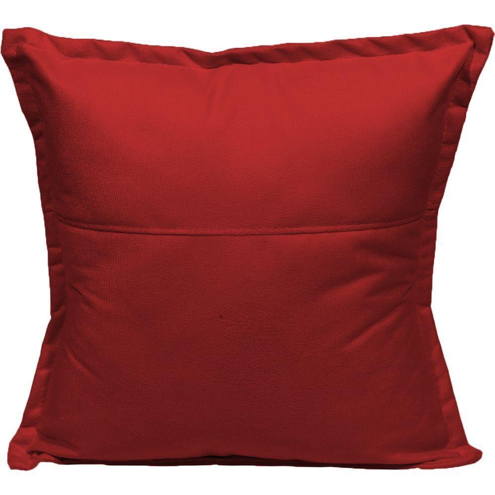 Kit 2 Almofadas Decorativa Cheia Fofinha Para Sofá Cadeira Poltrona 42 Cm Suede - 2