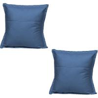 Kit 2 Almofadas Decorativa Cheia Fofinha Para Sofá Cadeira Poltrona 42 Cm Suede - 1