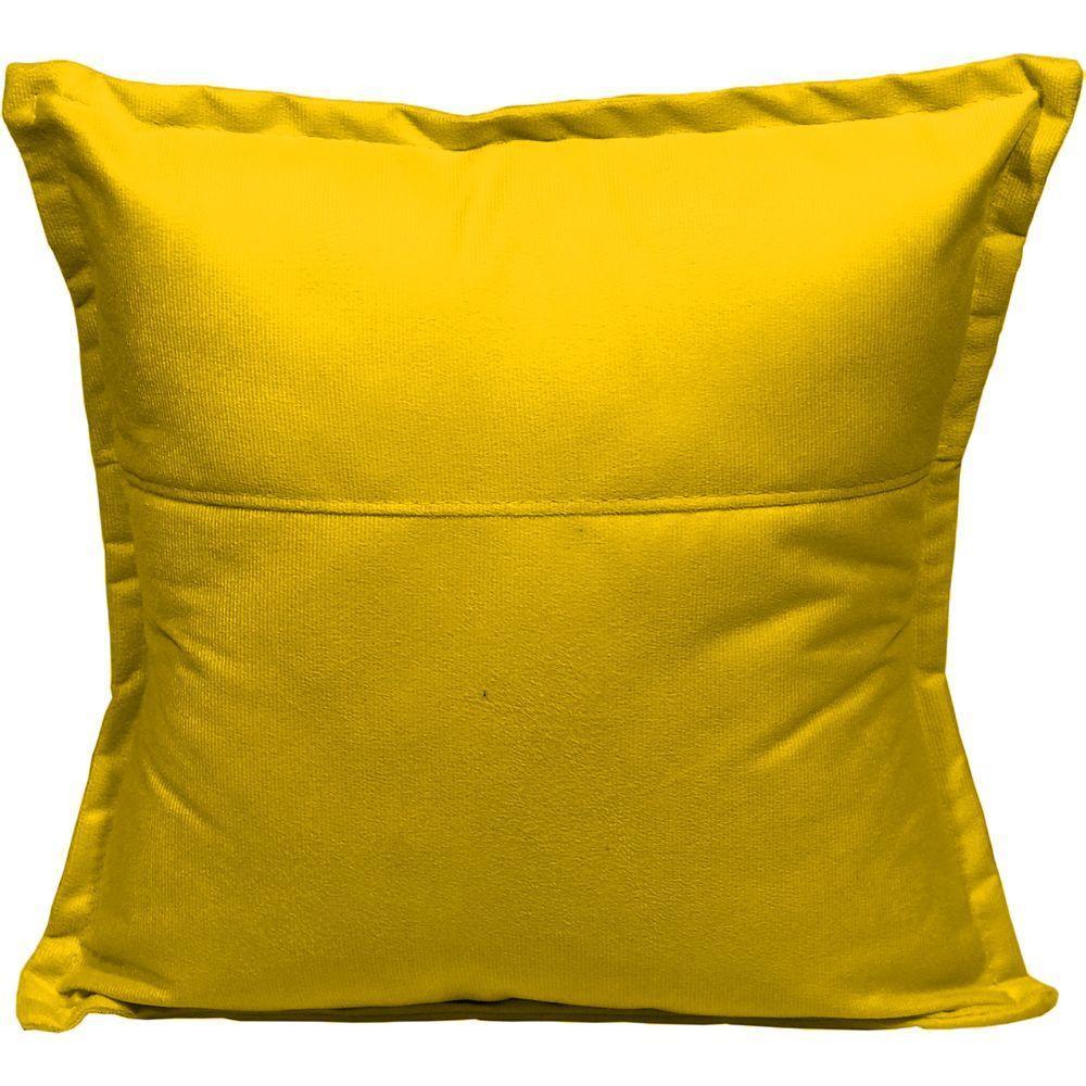 Kit 2 Almofadas Decorativa Cheia Fofinha Para Sofá Cadeira Poltrona 42 Cm Suede - 2