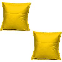 Kit 2 Almofadas Decorativa Cheia Fofinha Para Sofá Cadeira Poltrona 42 Cm Suede - 1