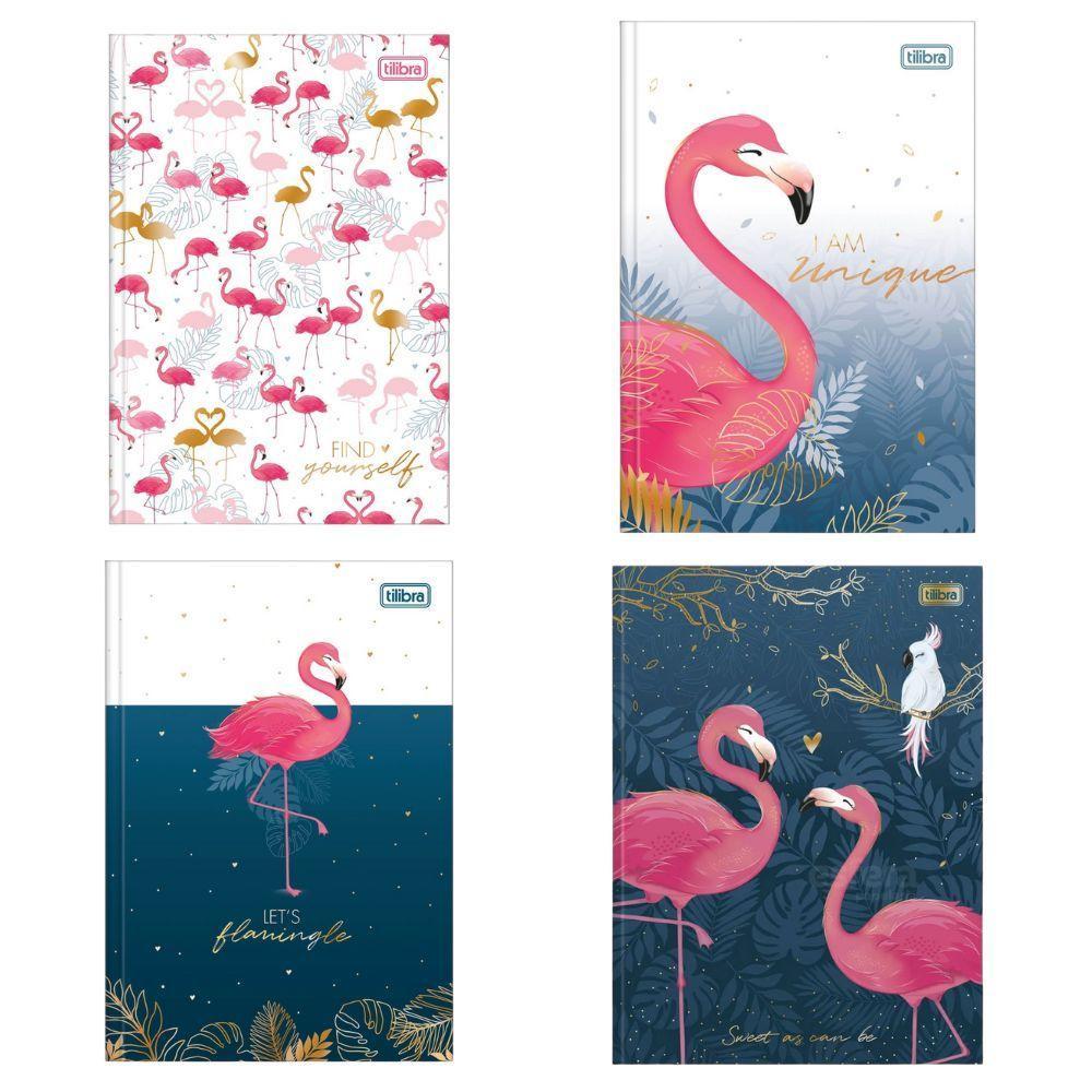 Caderno Brochura Capa Dura 1/4 Pequeno Aloha 80fls Tilibra Estampa 2 - 1