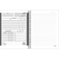 Caderno Espiral Capa Dura Colegial Disney 100 Anos Stitch 196 Folhas 10 Matérias Foroni Estampa 2 - 3