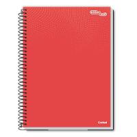 Caderno Espiral Universitário A4 10 Matérias 160 Folhas Essenciale Credeal Vermelho - 1