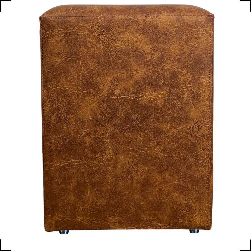 Puff Dado Decorativo Para Sala Quarto Penteadeira Material Sintético Cores - 2