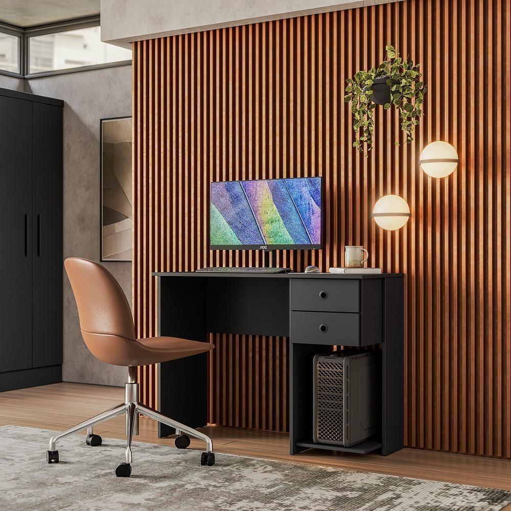 4115 - Mesa Escrivaninha Preto Fosco (4415.37) - 1