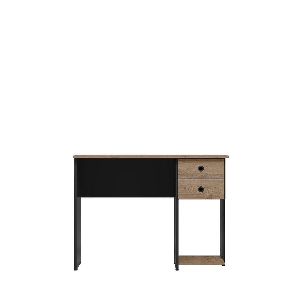 4115 - Mesa Escrivaninha Preto Fosco/carvalho Toq Rust (4115.90) - 4