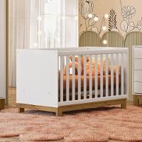 4315 - Berco Mini Cama Q Slim Branco Acetinado (4315.3),4355- Comoda Sap. 1pt/4gav Q Slim Branco Acetinado (4355.3) - 9