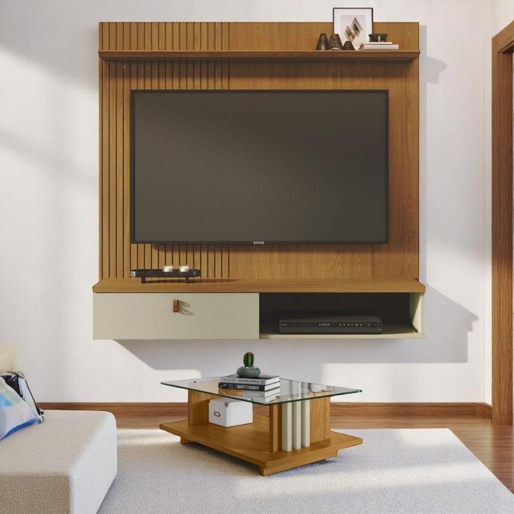 Conjunto Mira Opala C/ Mesa De Centro Domo Cumaru/opala - 1