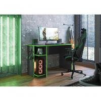 Mesa P/ Escritório E Gamer Preto Fosco/verde (3875.77) - 5