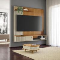 Conjunto Luma Opala C/ Mesa De Centro Nevada Cumaru/opala - 1