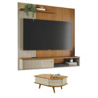 Conjunto Luma Opala C/ Mesa De Centro Nevada Cumaru/opala