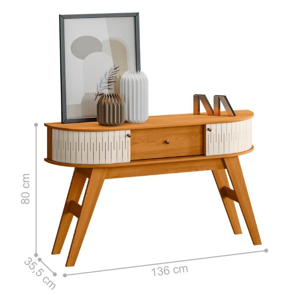 Conjunto Turim C/ Mesa De Centro Nevada Cinamomo/off-white - 4