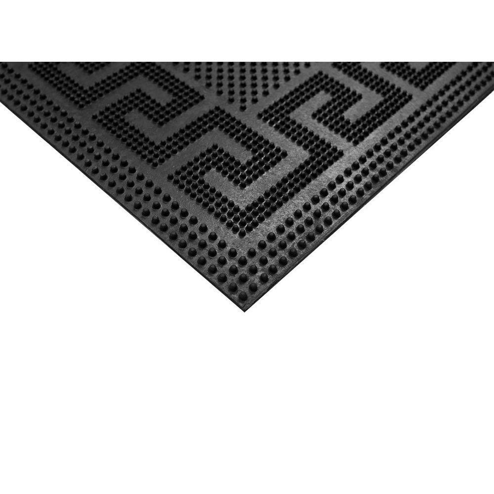 Capacho De Borracha Antiderrapante Ecco 21 Preto 0,40x0,60m - 3