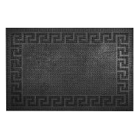 Capacho De Borracha Antiderrapante Ecco 21 Preto 0,40x0,60m - 1