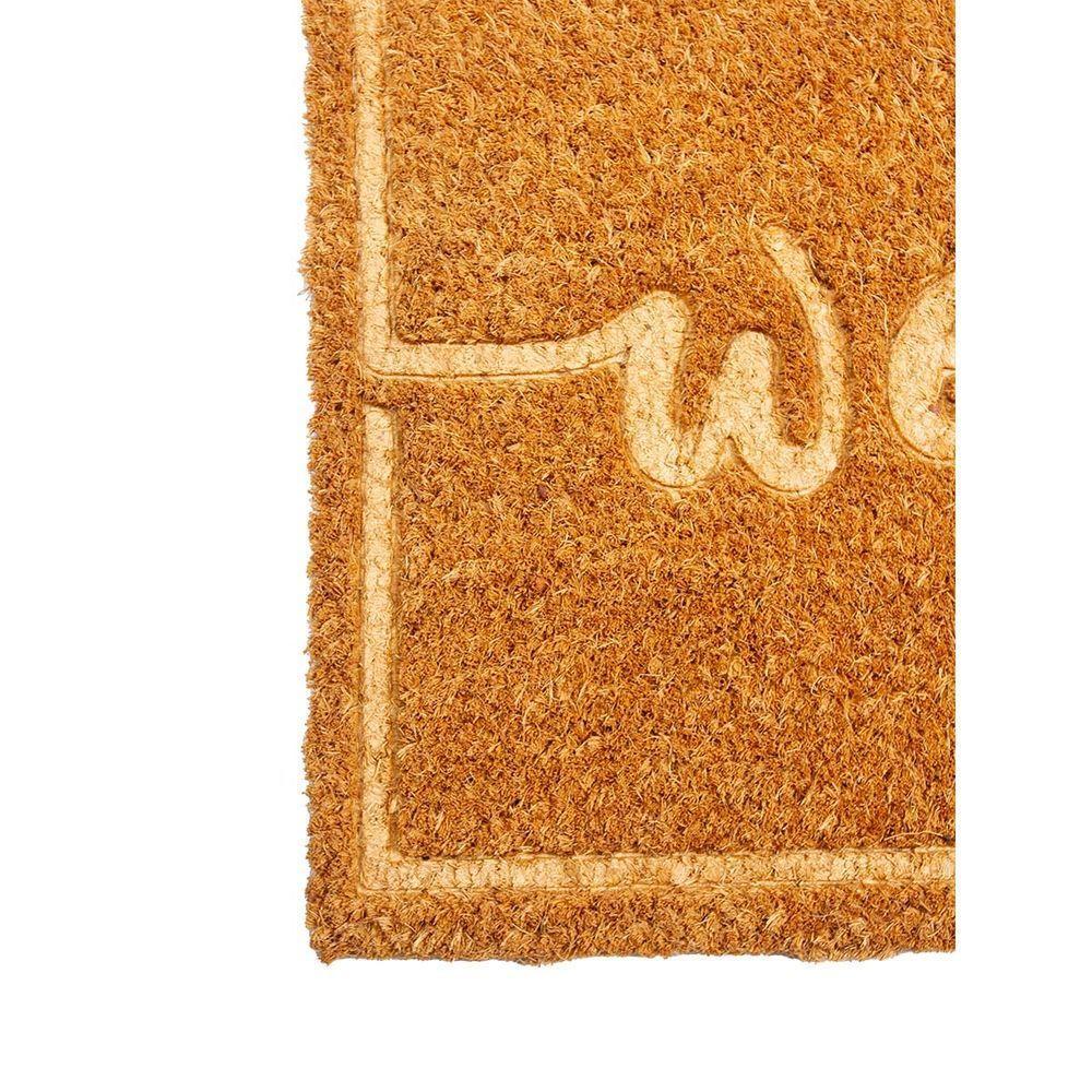 Capacho Fibra De Coco Ruby 22 Bege 0,33x0,60m - 3