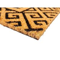 Capacho Fibra De Coco Sergipe 03 Bege-preto 0,30x0,45m - 2