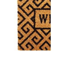 Capacho Fibra De Coco Sergipe 03 Bege-preto 0,30x0,45m - 3