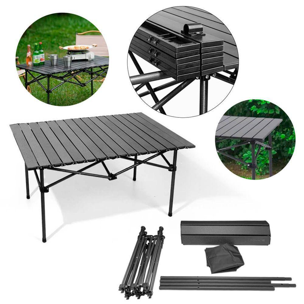 Mesa Dobrável Portátil Para Camping Espaçosa E Fácil De Montar - 3
