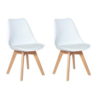 Conjunto 02 Cadeiras Eames Wood Leda Design - Branca