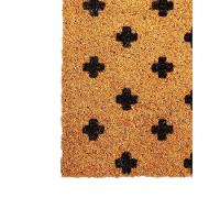 Capacho Fibra De Coco Estampado 25 Bege-preto 0,33x0,60m - 2