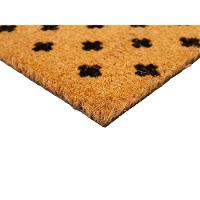 Capacho Fibra De Coco Estampado 25 Bege-preto 0,33x0,60m - 3