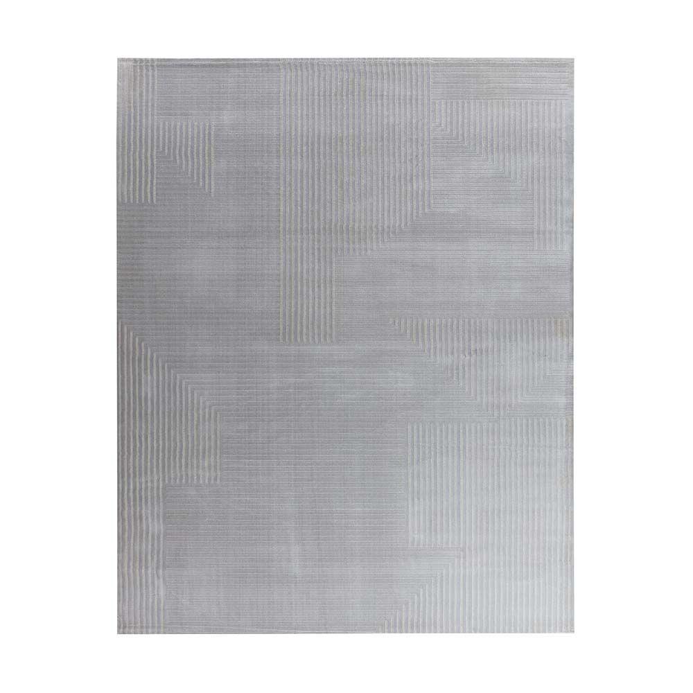 Tapete Para Sala Sofisticato 03 Off White-cinza 2,00x2,50m - 1
