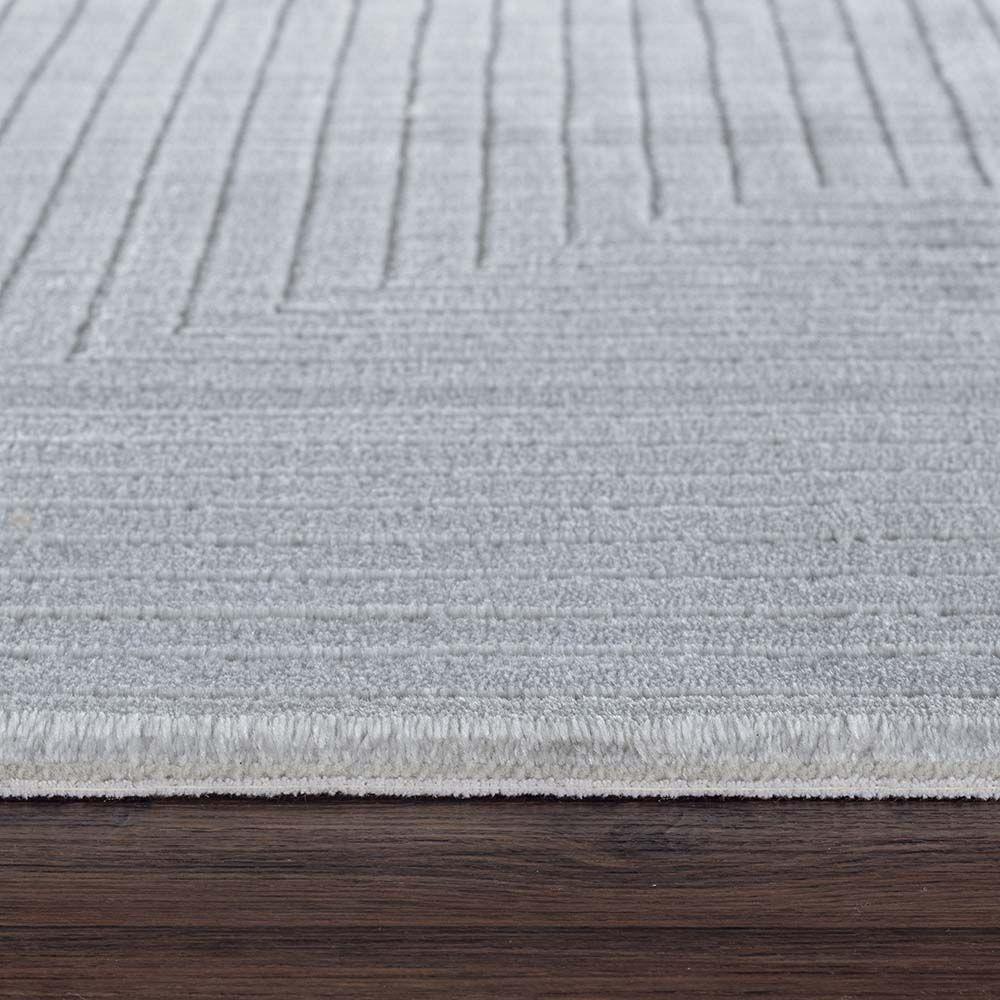 Tapete Para Sala Sofisticato 03 Off White-cinza 2,00x2,50m - 3