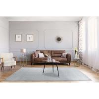 Tapete Para Sala Sofisticato 03 Off White-cinza 2,00x2,50m - 2