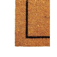 Capacho Fibra De Coco Estampado 28 Bege-preto 0,33x0,60m - 2