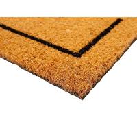 Capacho Fibra De Coco Estampado 28 Bege-preto 0,33x0,60m - 3