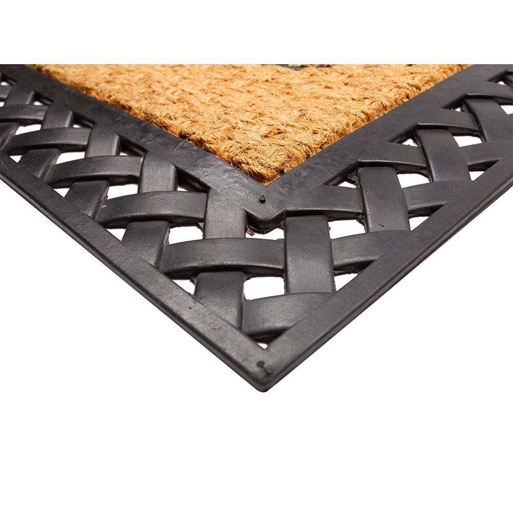 Capacho Fibra De Coco Prime 21 Bege-preto 0,45x0,75m - 2