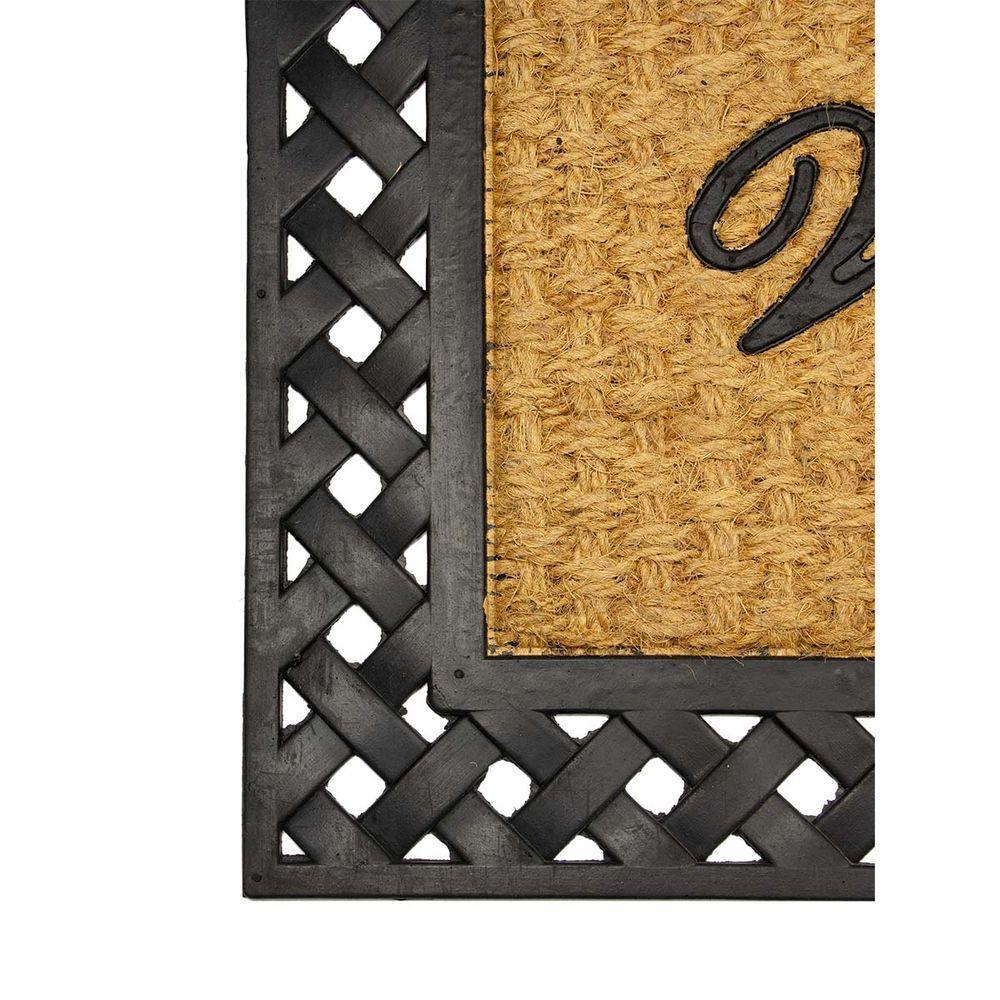 Capacho Fibra De Coco Prime 21 Bege-preto 0,45x0,75m - 3