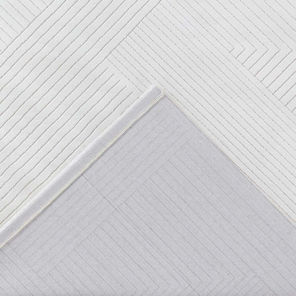Tapete Para Sala Sofisticato 02 Off White-cinza 2,00x2,50m - 5