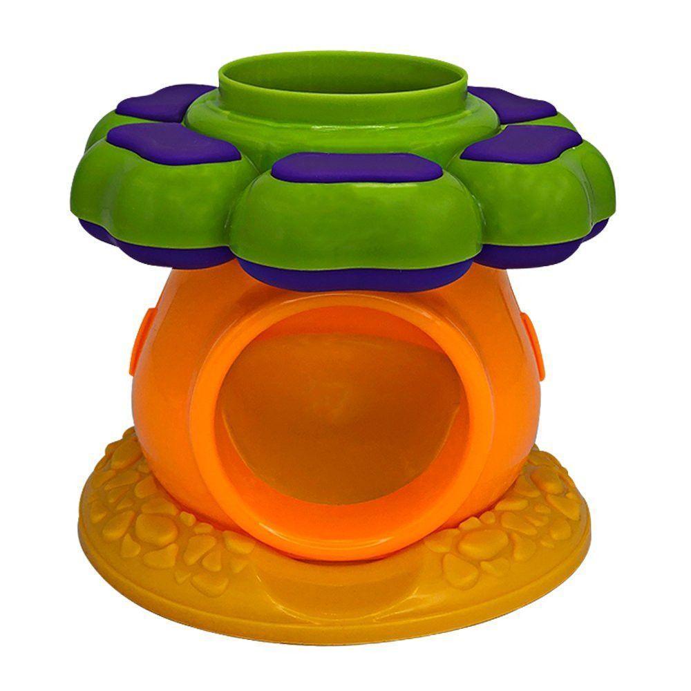 Brinquedo Torre Joaninha Com Bolinha Chocalho Para Crianças - 7