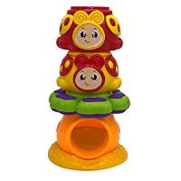 Brinquedo Torre Joaninha Com Bolinha Chocalho Para Crianças - 1