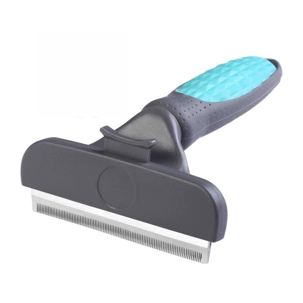 Pente Escova Removedora De Pelos Pets Cães E Gatos Cabo Ergonômico - 1