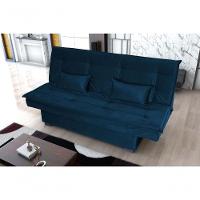 Sofá Cama Casal Reclinável Esmeralda - Azul Light - 2