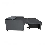 Sofá Cama Para Sala De Estar Amora New Veludo Matrix - Chumbo Chumbo - 7