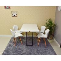 Conjunto Mesa Dobrável Retrátil 120x75 Branca e 4 Cadeiras - 1