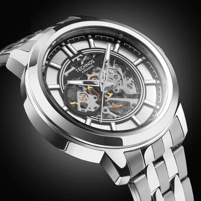 Relógio Technos Masculino Automático Prata - G3265ag/1k G3265ag/1k