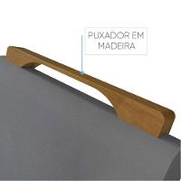 Conjunto Sala De Jantar Mesa Com 4 Cadeiras Móveis Mundial Mel/off-white/marrom Chocolate - 5