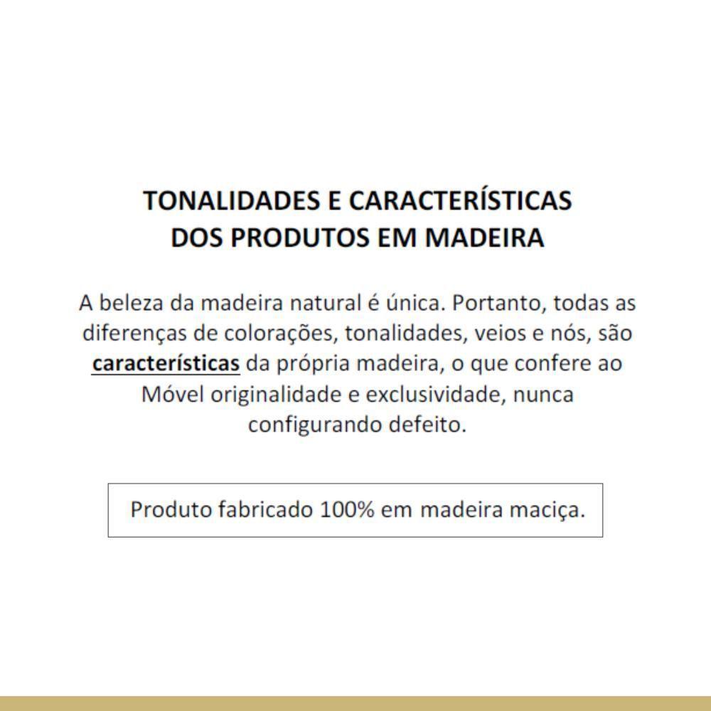 Mesa De Jantar 4 Lugares 120x90cm Donna Natural/off White Nesher Móveis Natural/off White - 2