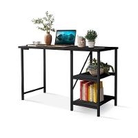 Escrivaninha Mesa Office Estudo Estilo Industrial 110cm Klm Preto/preto - 2