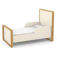 Berço Americano Com Capitonê New Boucle E Cômoda Infantil Tutto New Freijó Off White E Colchão Gazin - Matic - 3