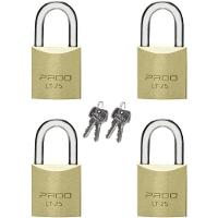 Kit 4 Cadeados Pado Com Chaves Iguais 25mm - 1