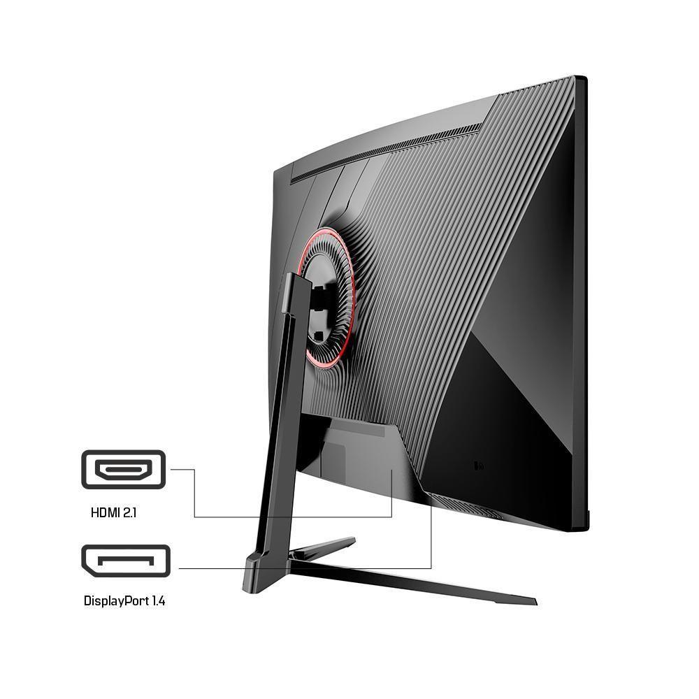 Monitor Gamer 27 Curvo 1ms 180Hz AMD FreeSync Full HD HDMI DP Frameless HQ Premium HQ27C18 - 10