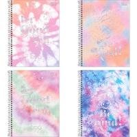 Caderno Capa Dura Colegial Good Vibes 160 Folhas 10 Matérias Tilibra Estampa 4 - 2