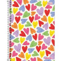 Caderno Espiral Capa Dura Universitário 10 Matérias Show Feminino 160 Folhas Tilibra Estampa 1 - 1