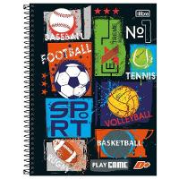 Caderno Espiral Capa Dura Universitário 10 Matérias D+ 200 Tilibra Estampa 7 - 1